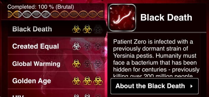 Plague Inc - Pro tip Know What the Different Levels Are in Plague Inc.
