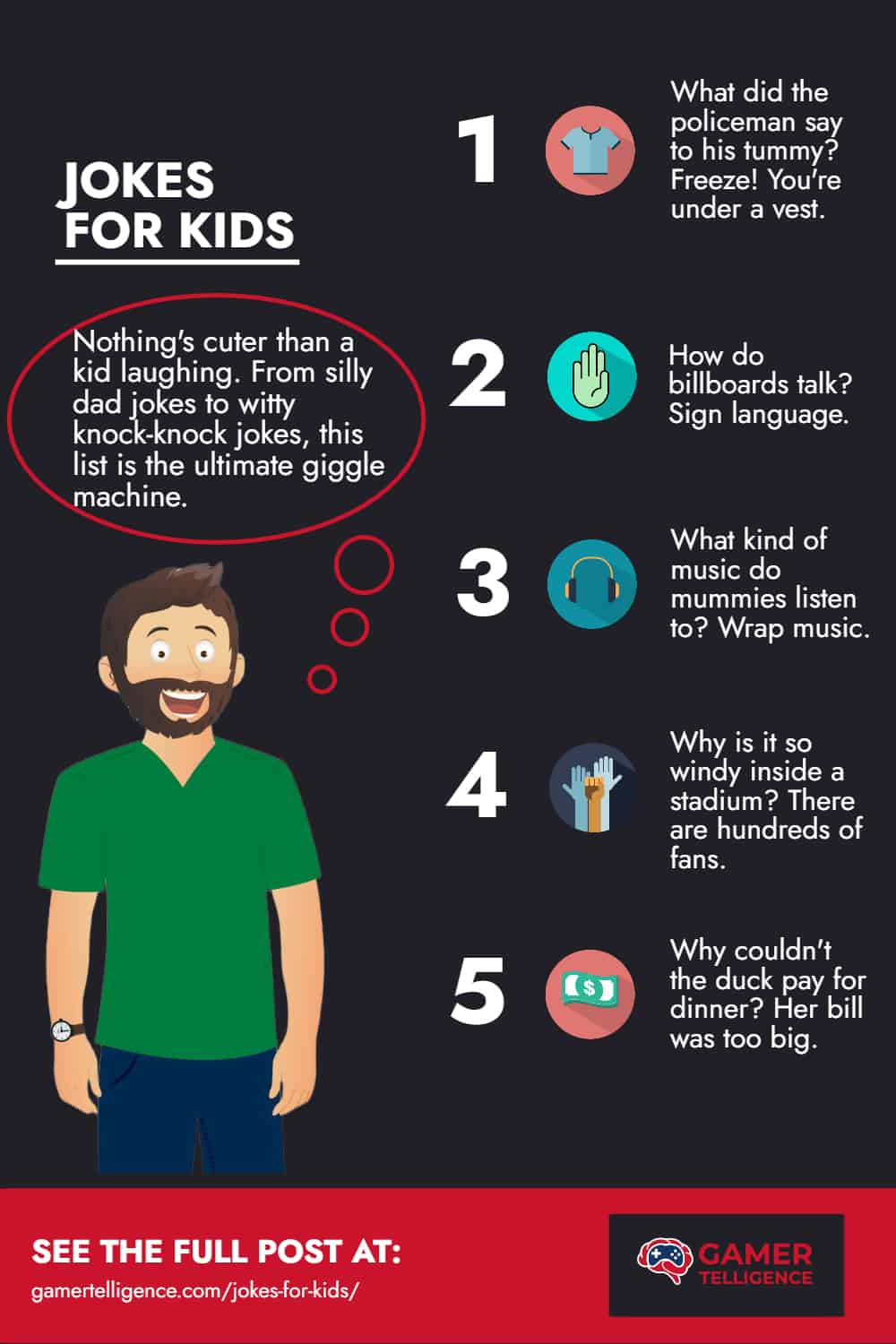 Jokes For Kids - Infographic