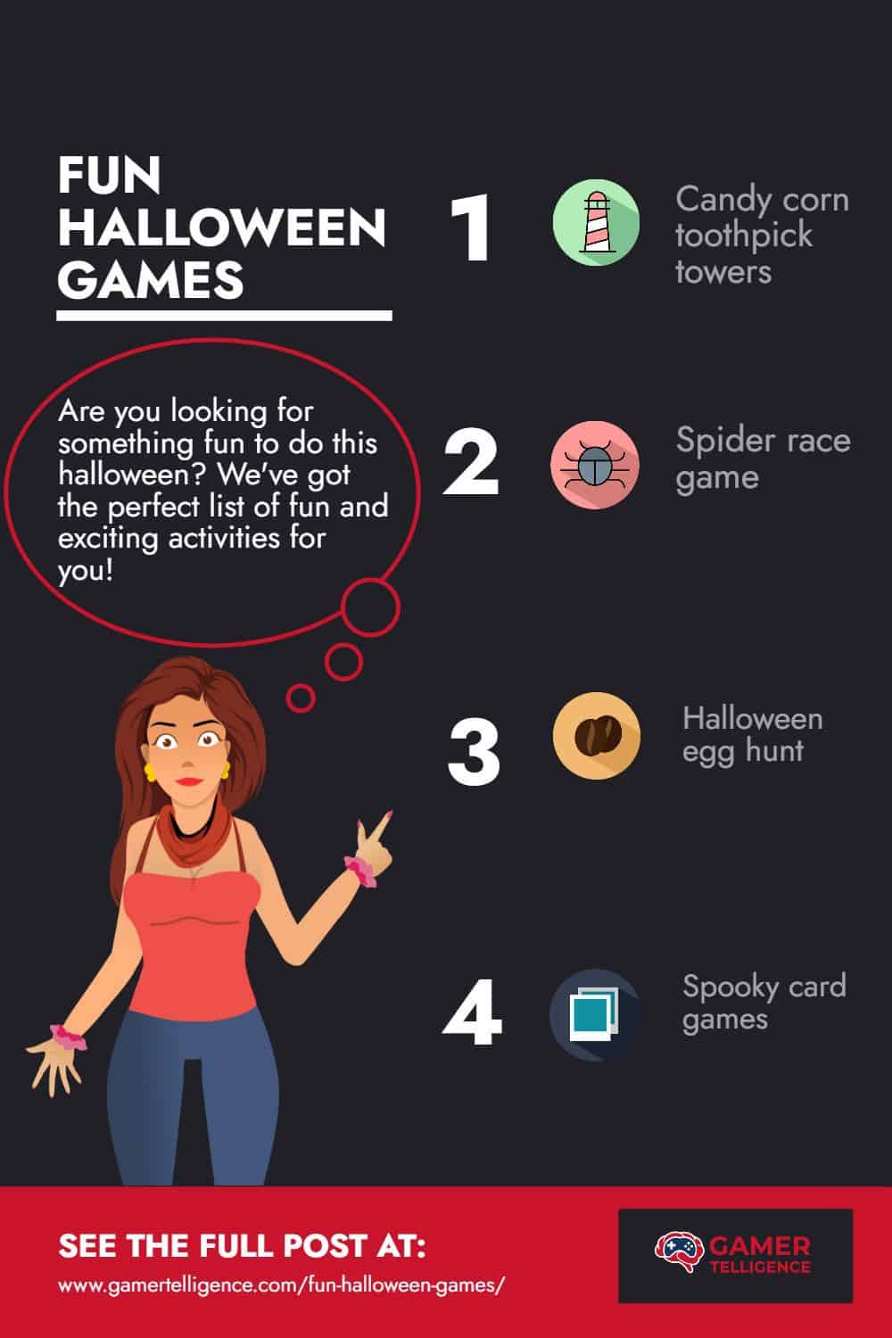 Fun Halloween Games Infographic
