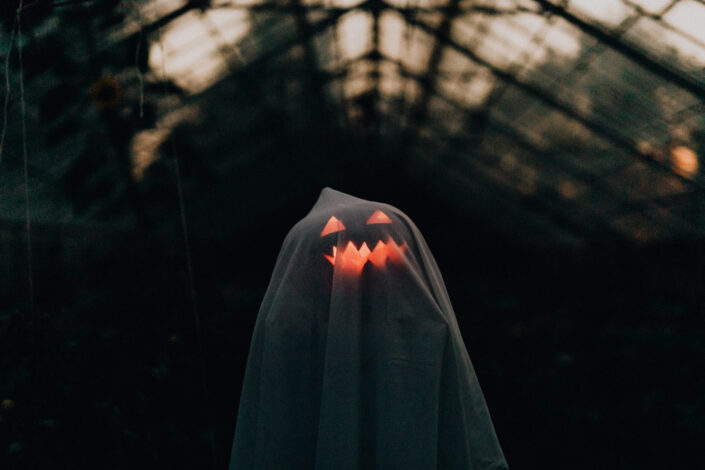 A ghost costume