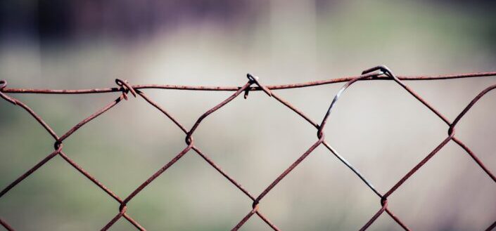Border chain-link fence